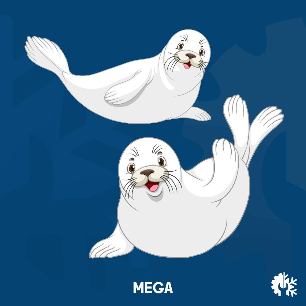 Mega — mascota oficial de Mengar Solutions